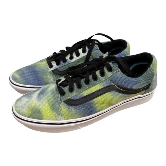 NWOT VANS Blotched Comfycush Old Skool Unisex Shoes Men 9.5 Women 11 Sneaker - Picture 1 of 8